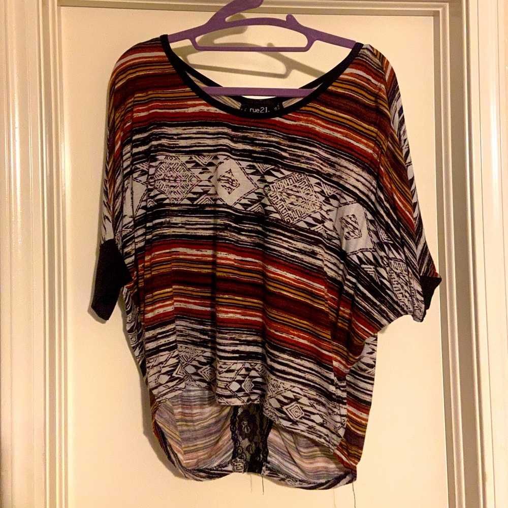 Cute brown shirt from Rue 21